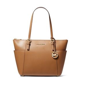 Authentic Michael Kors Jet Set Leather Tote